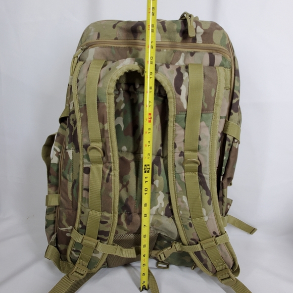 Large Code Alpha Militia Expandable Backpack Military Style Camouflage Hiking Ca - Picture 13 of 16